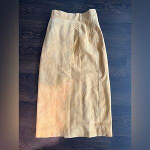 Forenza Tan leather Skirt